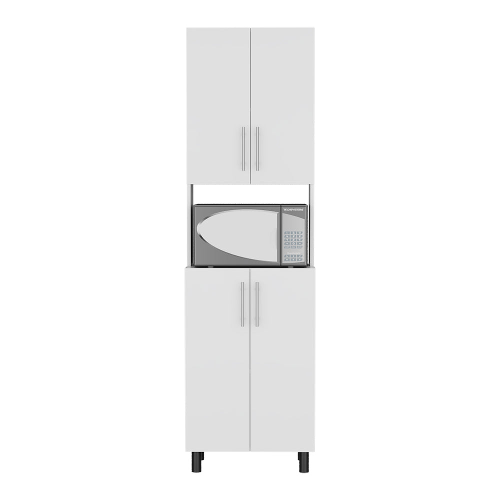 22-Inch Olivet Kitchen Pantry Cabinet with 4 Open Shelves – Reliable Support