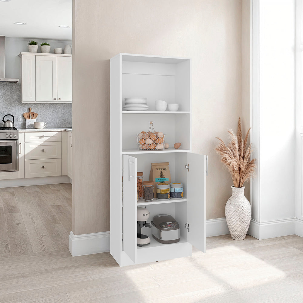24-Inch Griffin Multi-storage Storage Cabinet with Double Door – Open Shelving Display