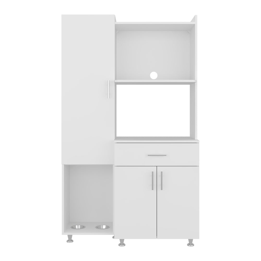 39-Inch Talmo Storage Cabinet with 6 Open Shelves – Confirmed Load Rating