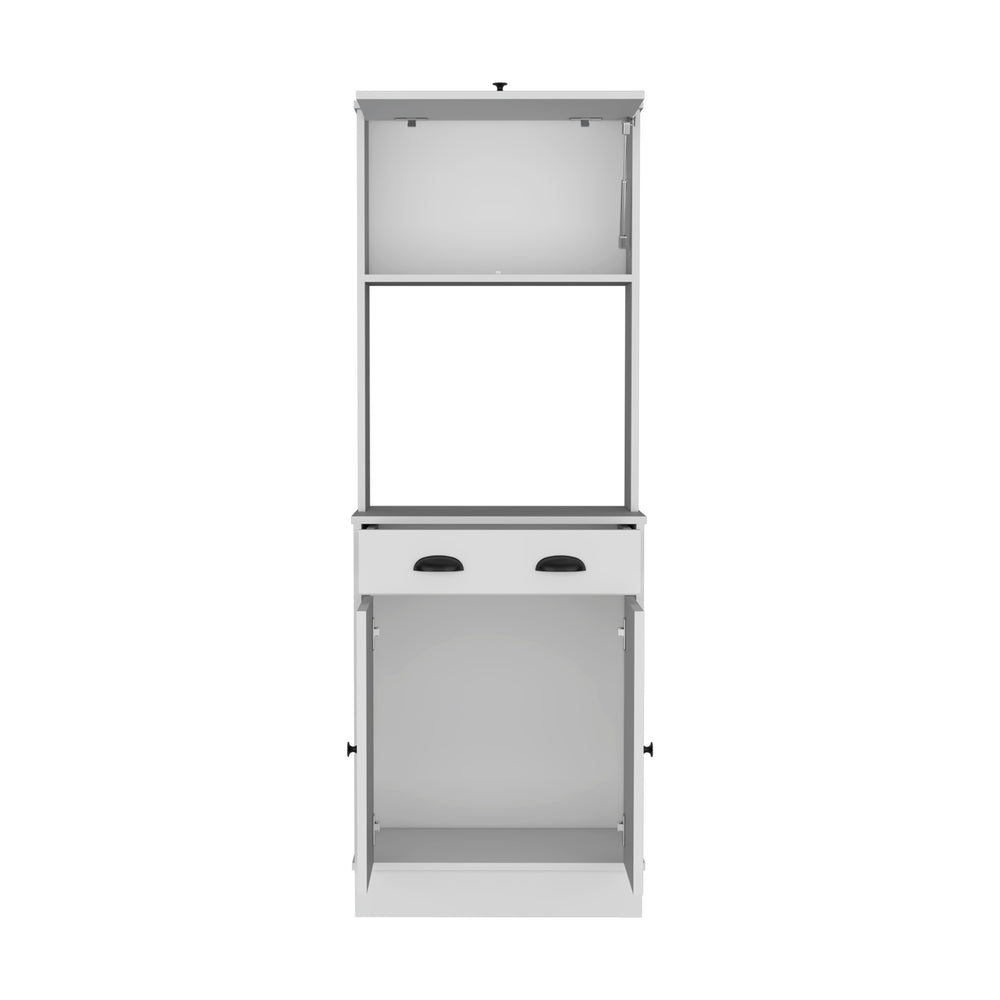 24-Inch Apex Kitchen Pantry Cabinet – Durable White Finish