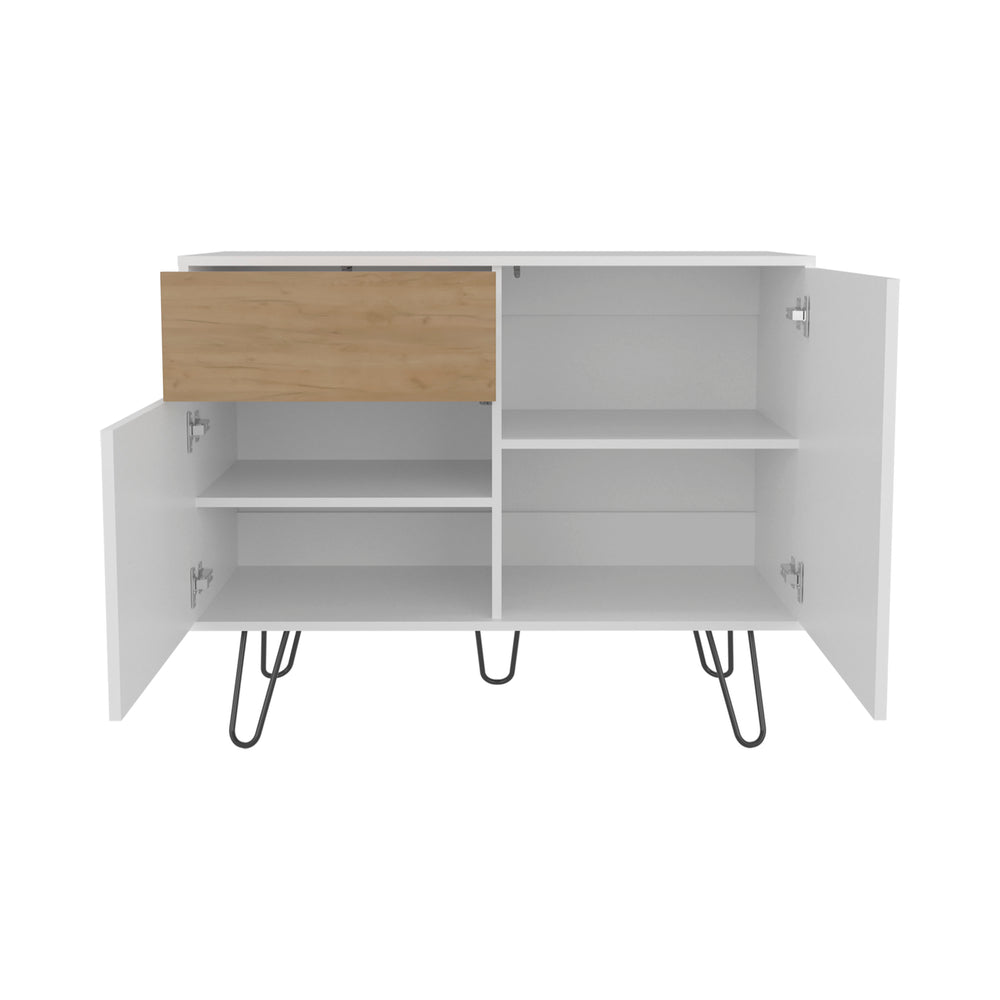 39-Inch Chelan Sideboard Furniture with 1-Drawer and Double Door – Sturdy Everyday Build