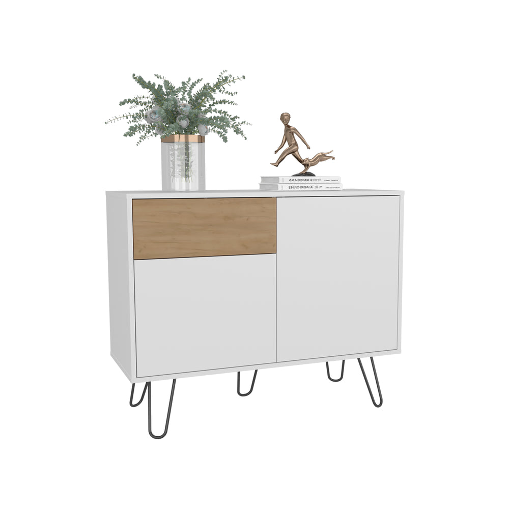 39-Inch Chelan Sideboard Furniture with 1-Drawer and Double Door – Interior Shelving