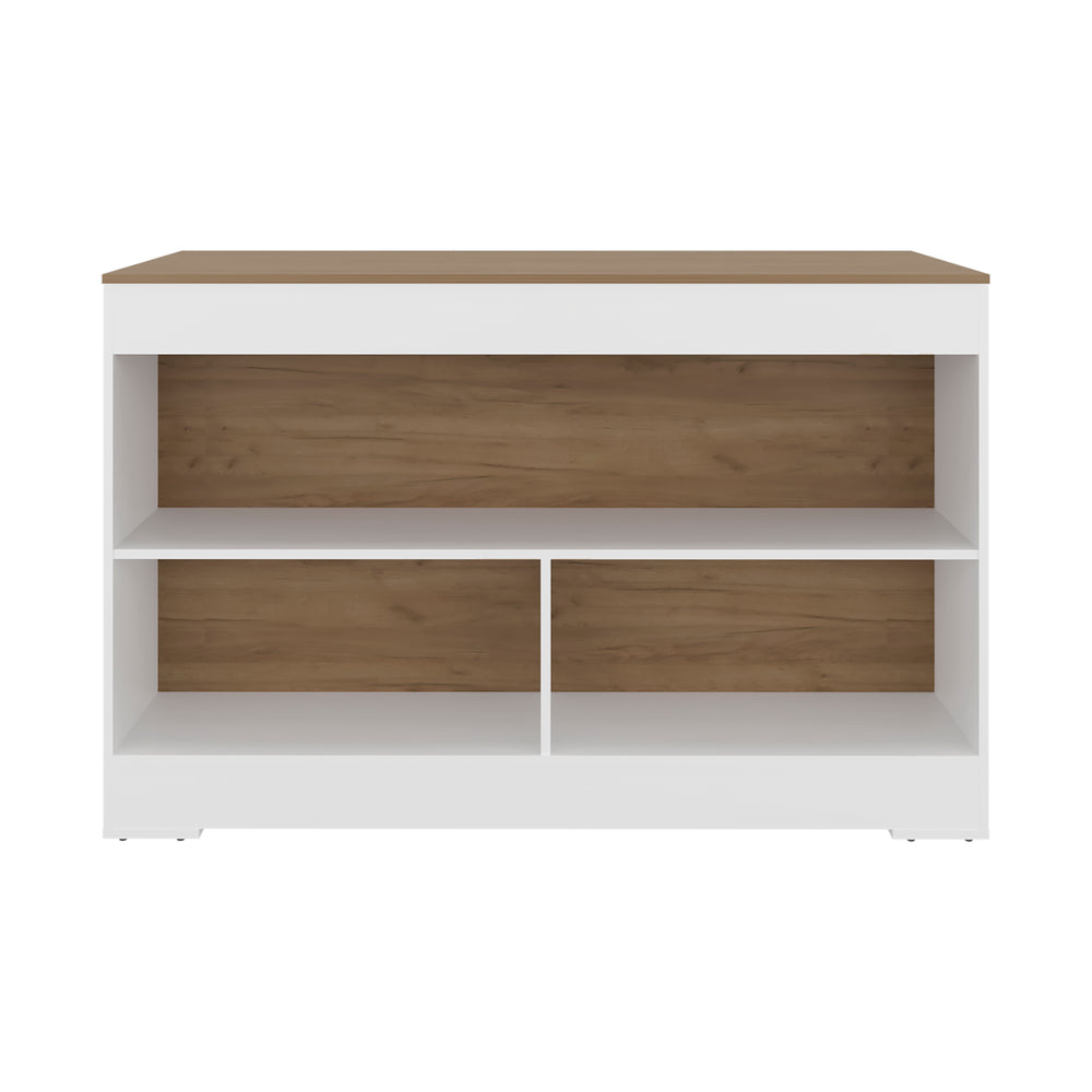 54-Inch Makoti Kitchen Island – Solid Base Design