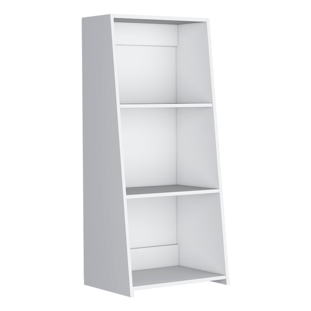 21-Inch Gakona Ladder Bookcase with 3 Open Shelves – Indoor Use And Assembly Required