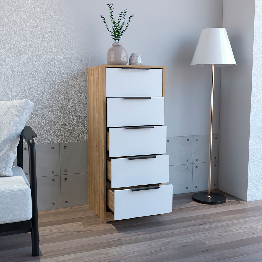28-Inch Egeo Dresser with 5-Drawer – Bedroom Storage Solution