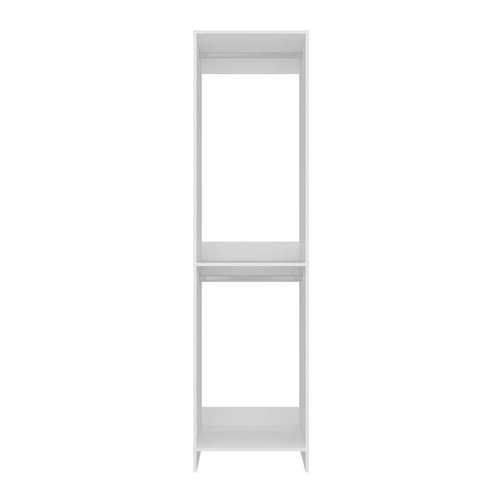 22-Inch Dover Closet Organizer with 2 Open Shelves – Durable Manufactured Wood Build