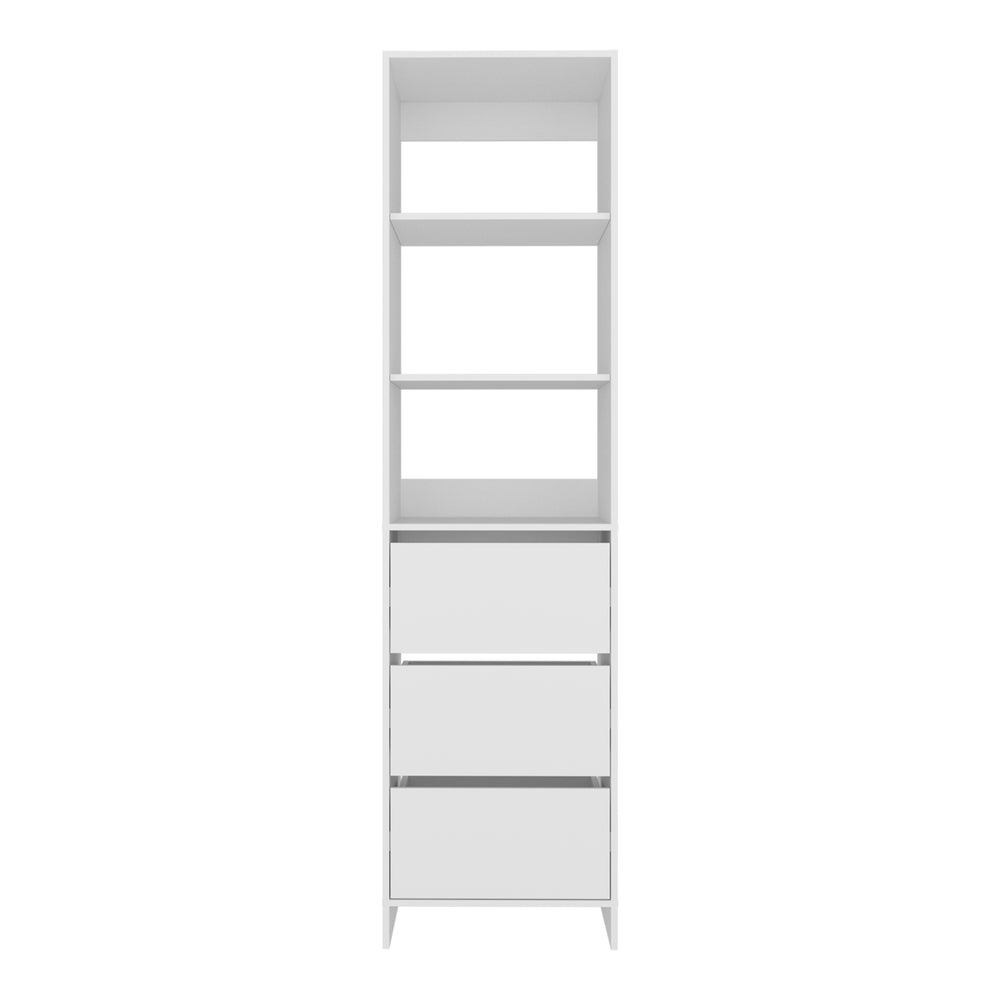 22-Inch Erie Closet Organizer with 3-Drawer and 3 Open Shelves – Indoor Use And Assembly Required