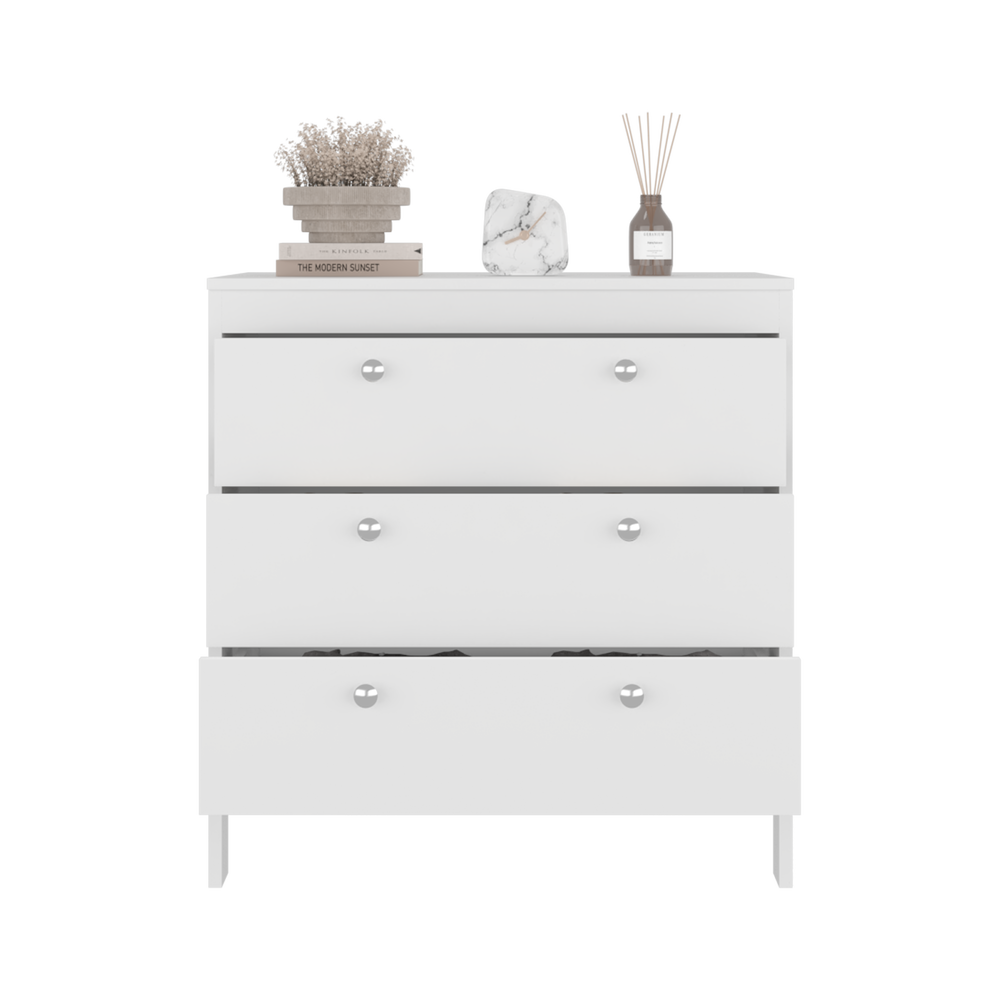 32-Inch Libby Dresser with 3-Drawer – Smooth-Gliding Drawers