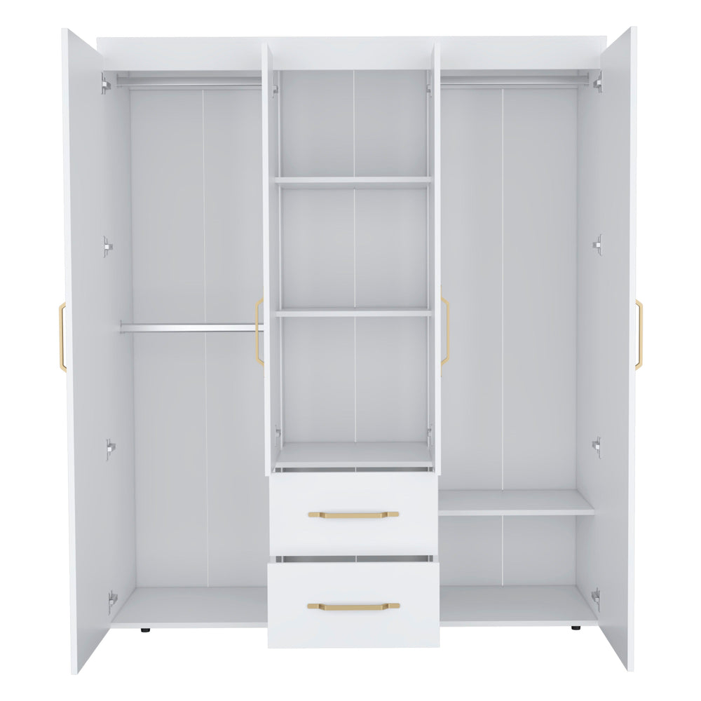 59-Inch Valier Wardrobe Closet – Easy Access And Organization