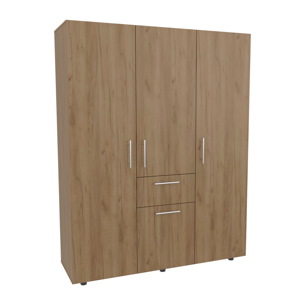 55-Inch Volant Armoire with 1-Drawer and Double Door – Enclosed Cabinet Storage