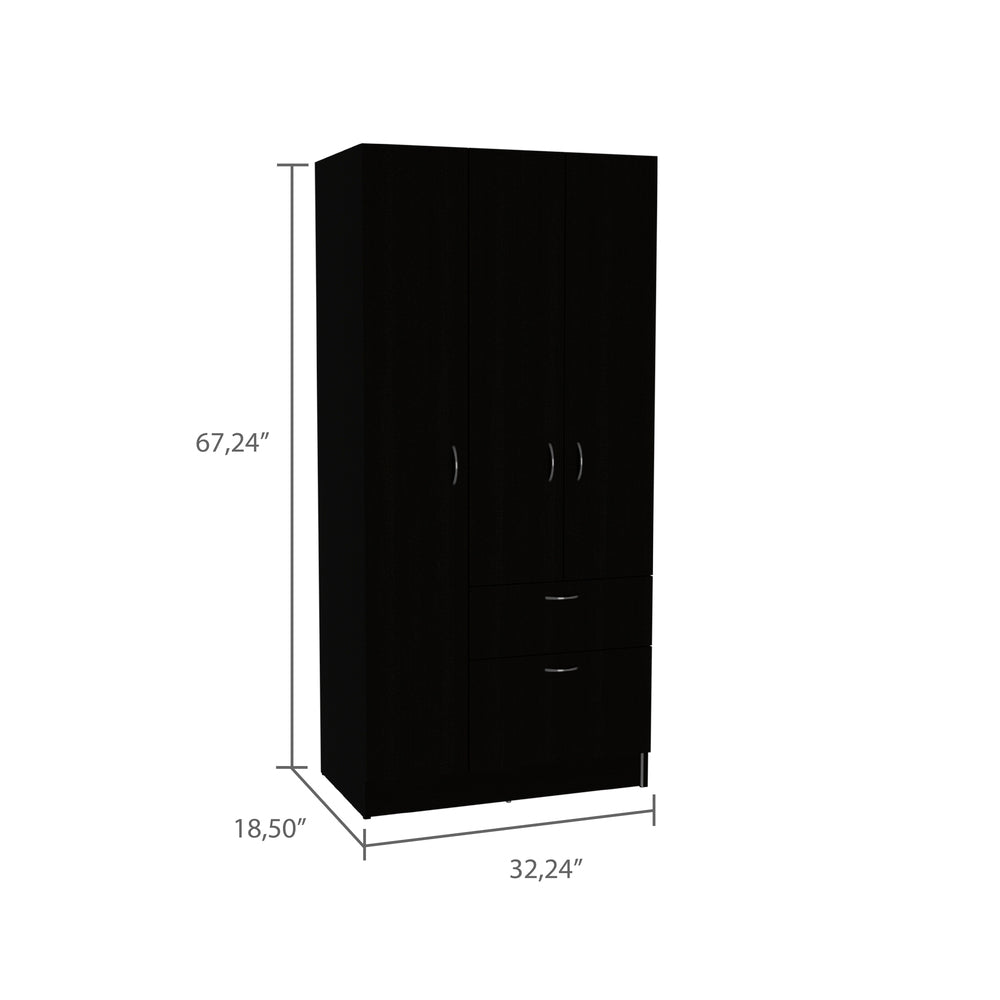 32-Inch Cartagena Armoire with 1-Drawer and Double Door – Durable Construction