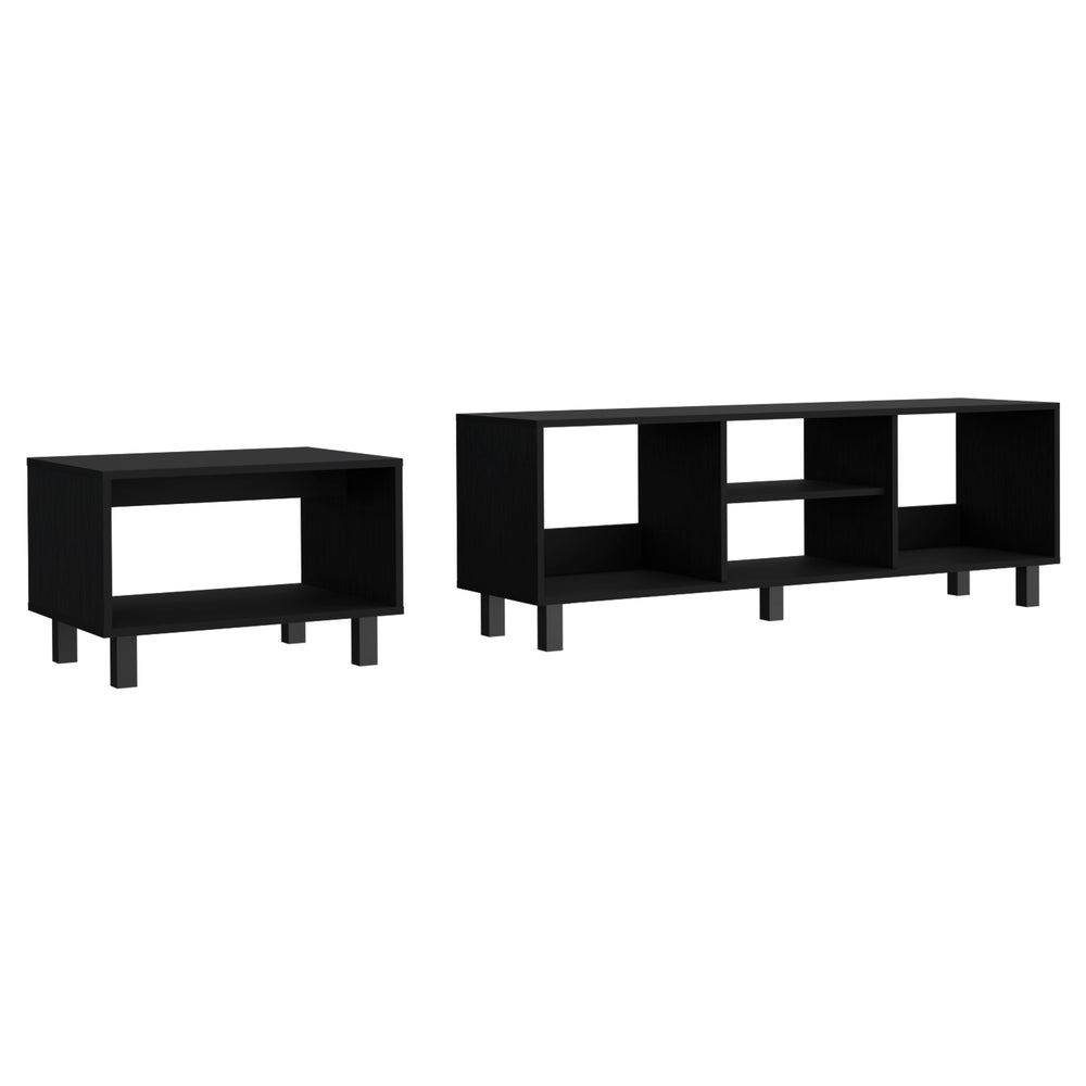 55-Inch Carter Coffee Table – Durable Wengue Finish
