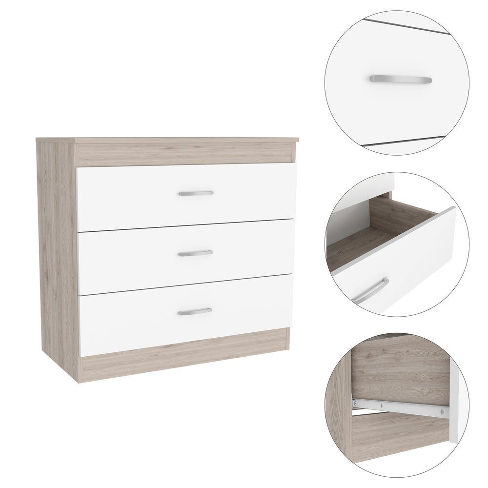 31-Inch Zurich Dresser with 3-Drawer – Clean, Versatile Design