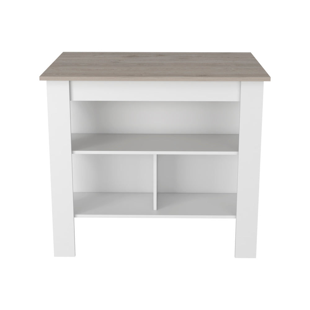 40-Inch Antibacterial Delos Kitchen Island – Sturdy Build