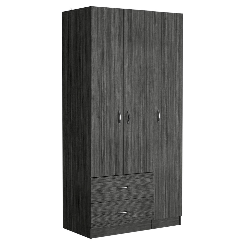 35-Inch Bosko Armoire with 2-Drawer – Drawer Plus Cabinet Storage