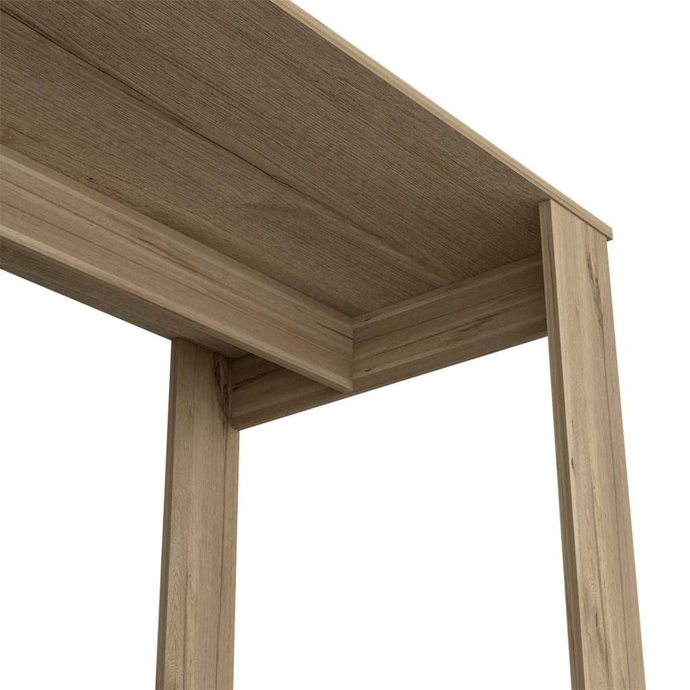 47-Inch Melb Writing Desk – Sturdy Light Oak Build
