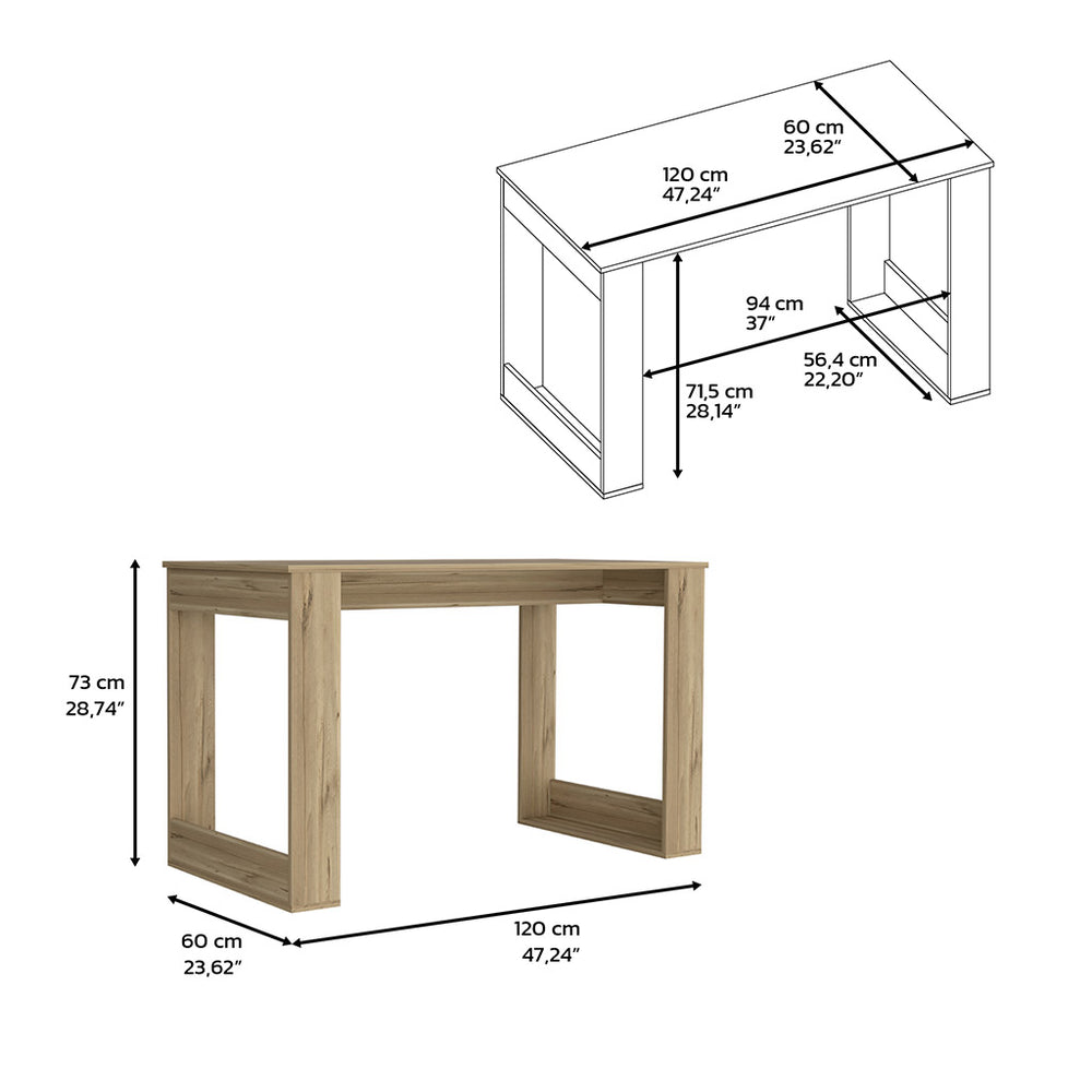 47-Inch Melb Writing Desk – Durable Construction