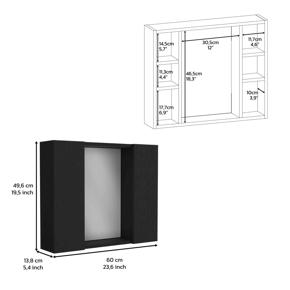 24-Inch Garnet Storage Cabinet with Double Door – Durable Construction