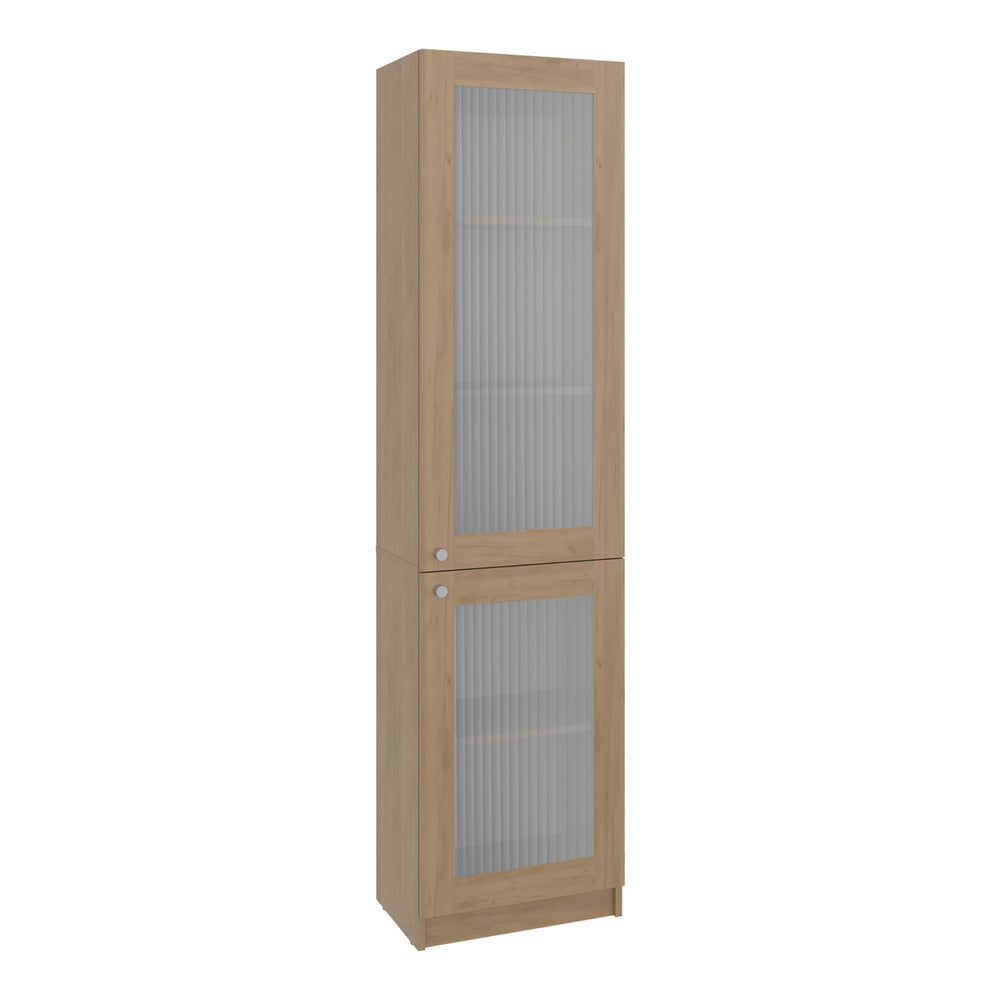 18-Inch Surry Tall Ladder Bookcase – Natural Oak Finish
