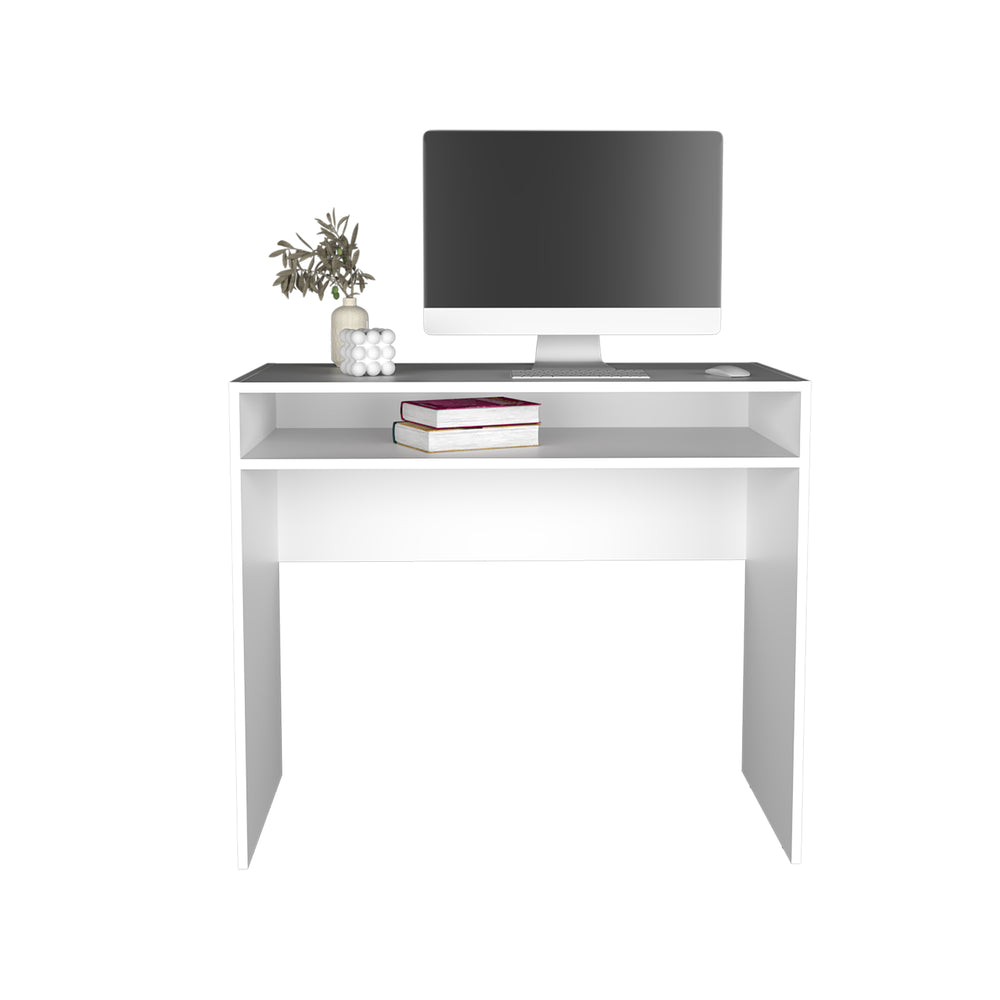 35-Inch Craig Computer Desk – Straight, Simple Silhouette