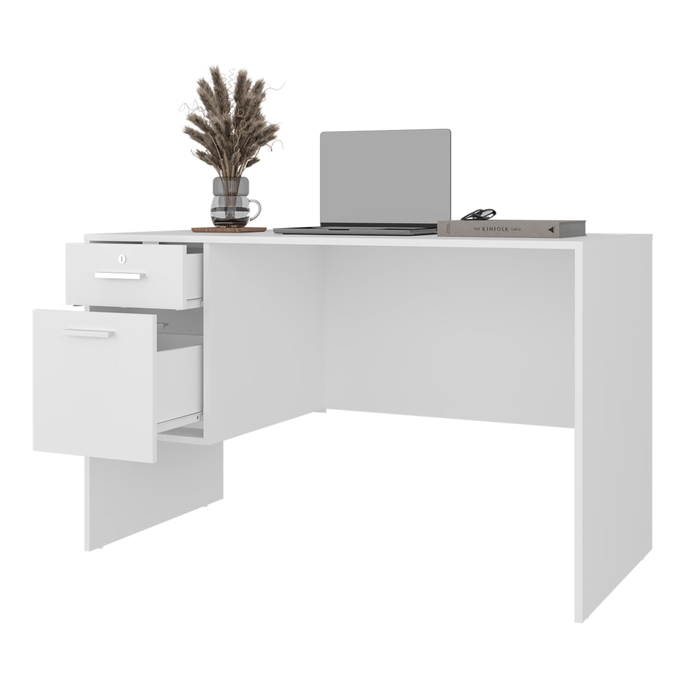47-Inch Lyons Writing Desk with 2-Drawer – Convenient Drawer