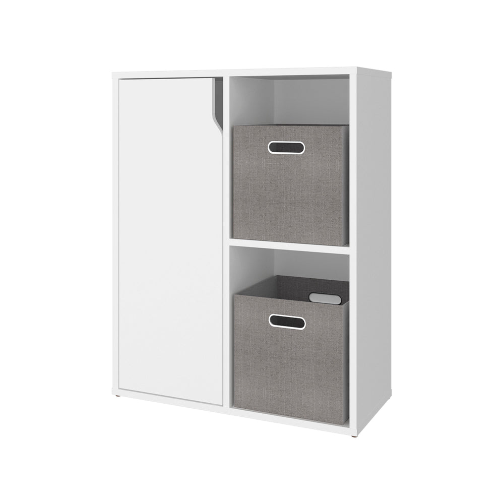 24-Inch Loma Bookshelf Furniture with 4 Open Shelves – Open Cube Storage