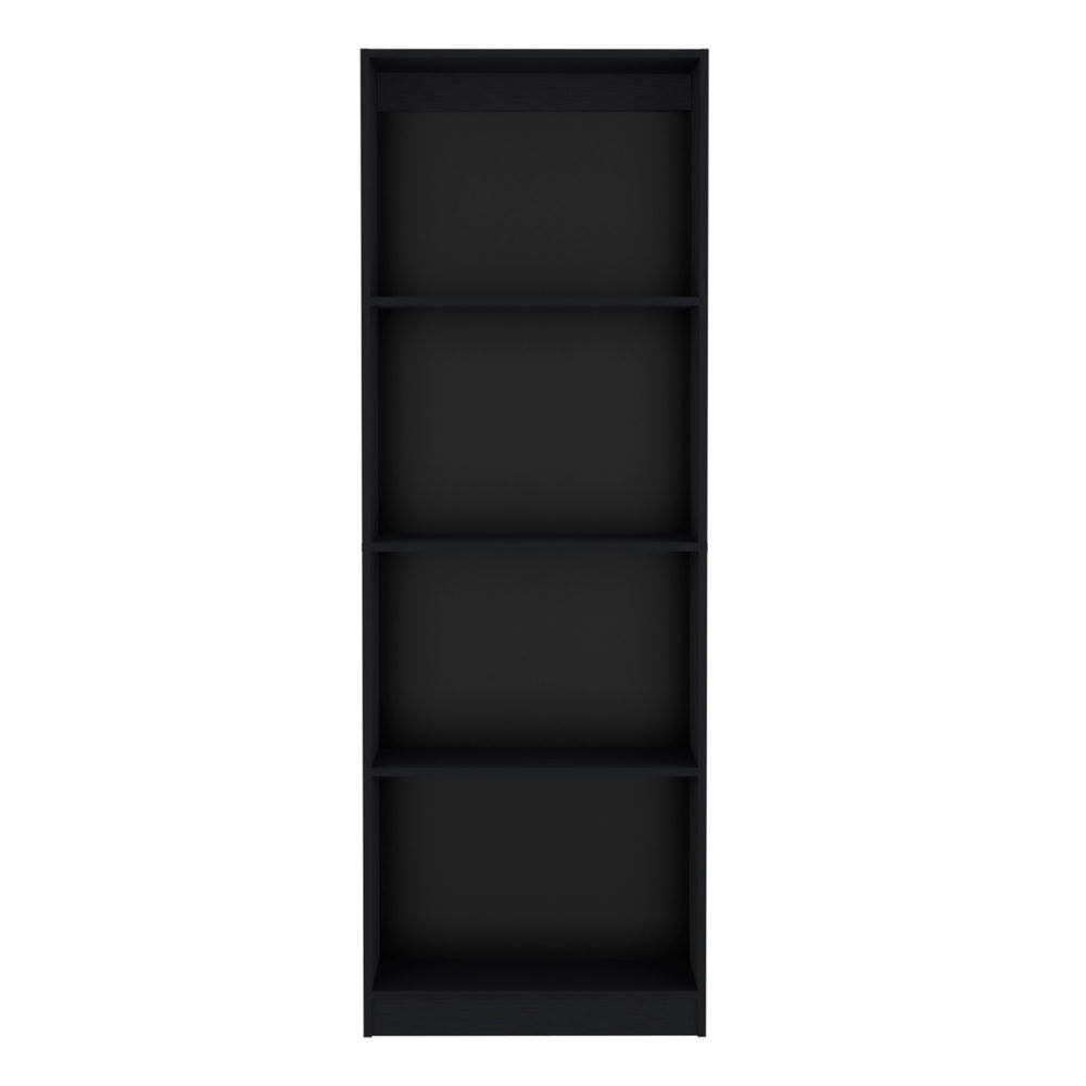 25-Inch Vinton Ladder Bookcase – Black Manufactured Wood Finish