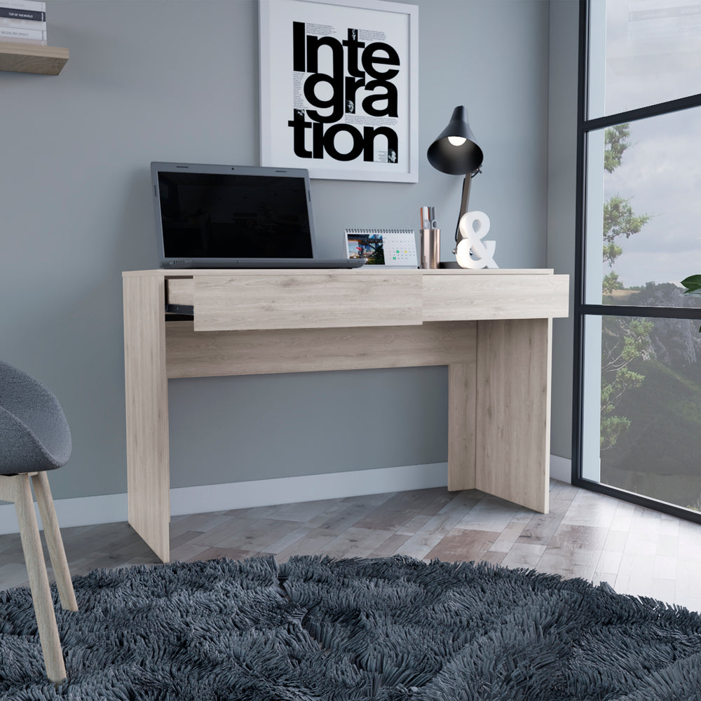 47-Inch Acanto Computer Desk with 2-Drawer – Full-Width Storage Drawers