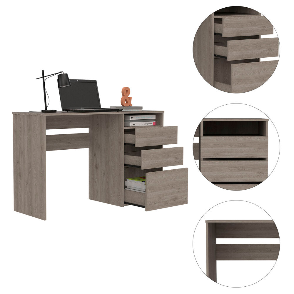 48-Inch Kenai Computer Desk with 3-Drawer – Spacious Work Surface
