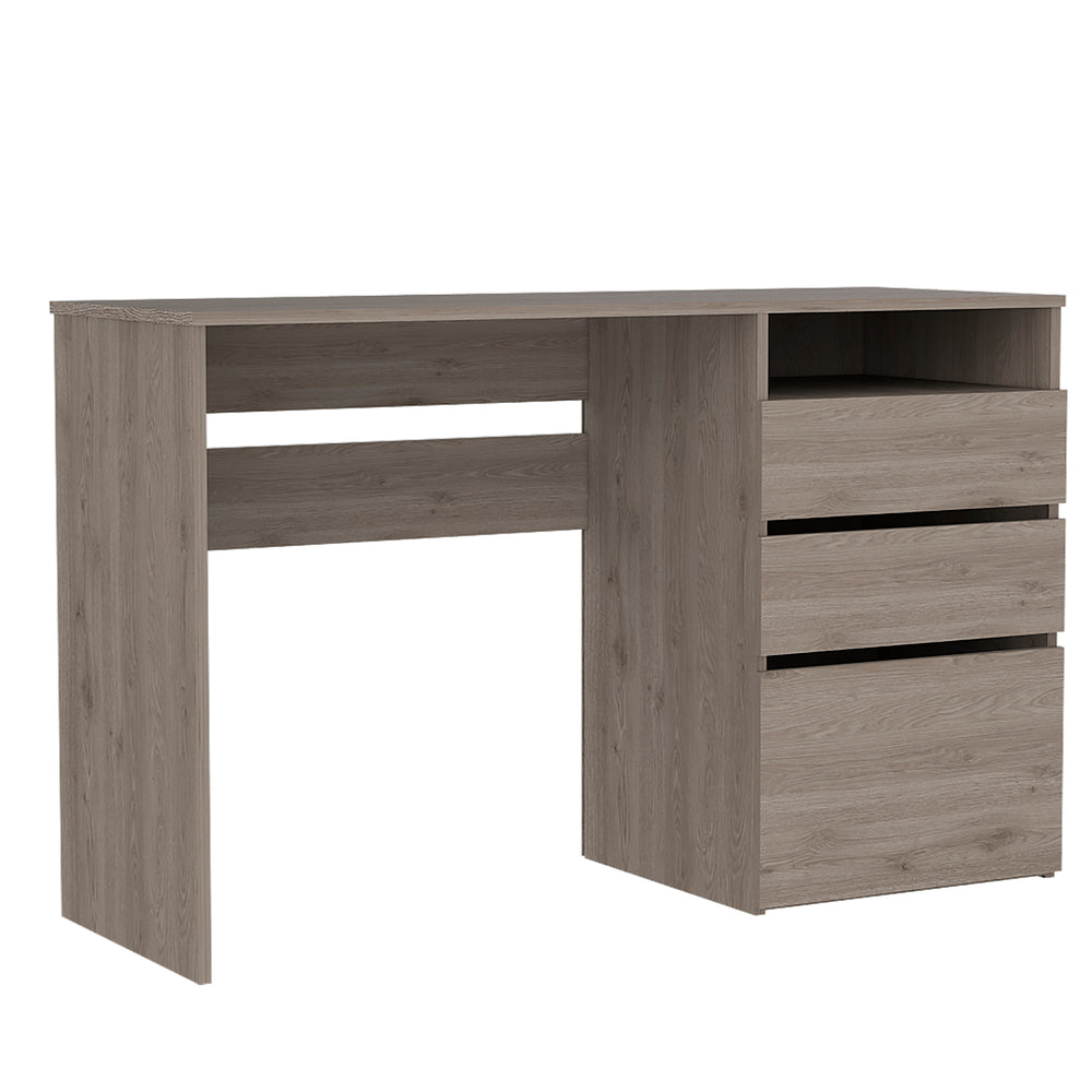 48-Inch Kenai Computer Desk with 3-Drawer – Open Leg Workspace