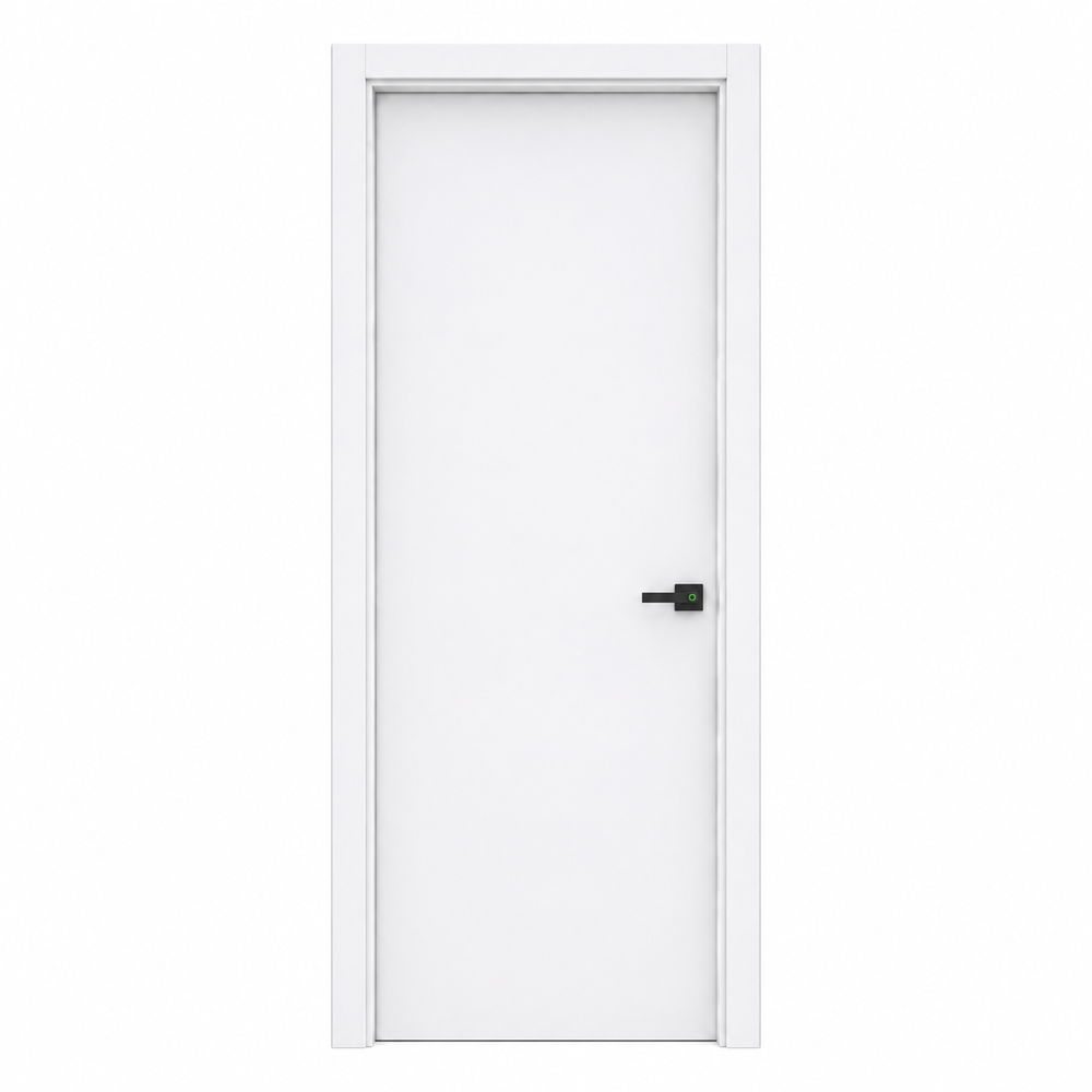 80-Inch Interior PVC AquaDoor Kit – with WPC Frame, Weatherstrip & Trim Molding, Waterproof & Insect-Resistant Door –