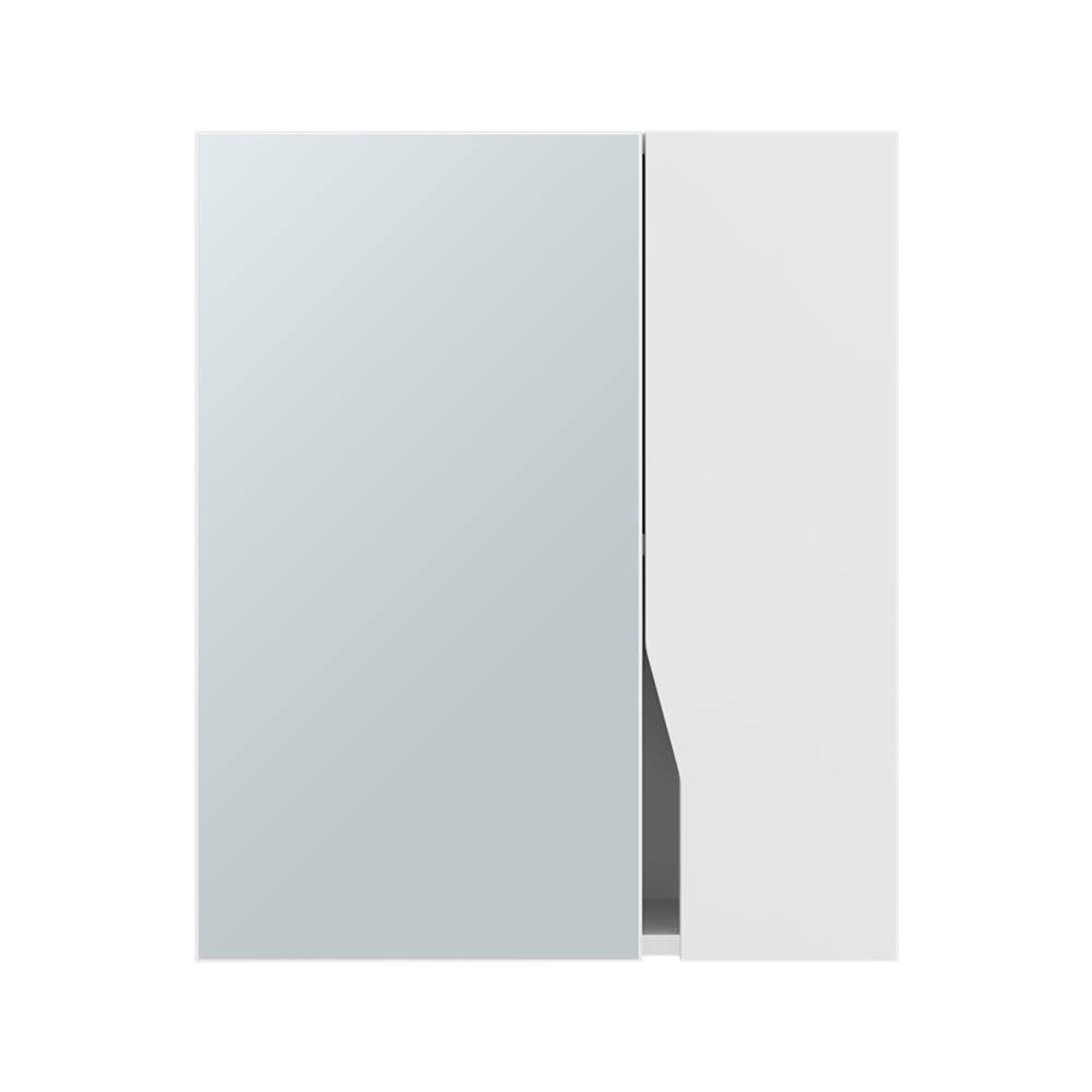 20-Inch Athol Medicine Cabinet with Double Door and 5 Open Shelves – Separate Interior Compartments