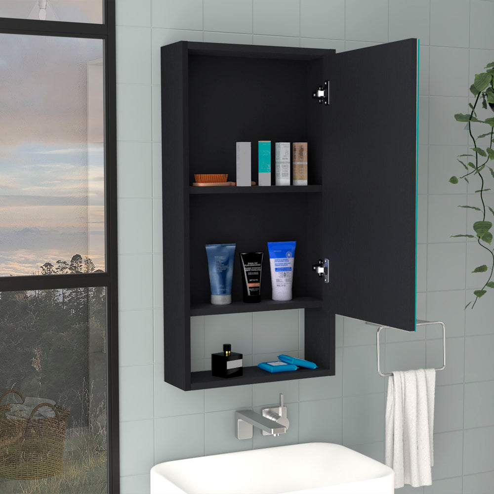 Palermo Storage Cabinet with Single Door – Fixed Full-Length Mirror
