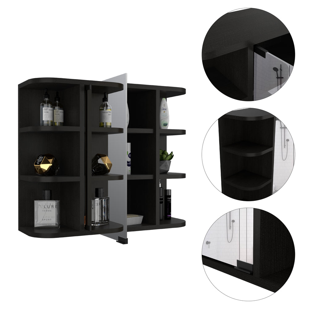 Roma Mirrored Medicine Cabinet – Slim Wall-Mount Footprint