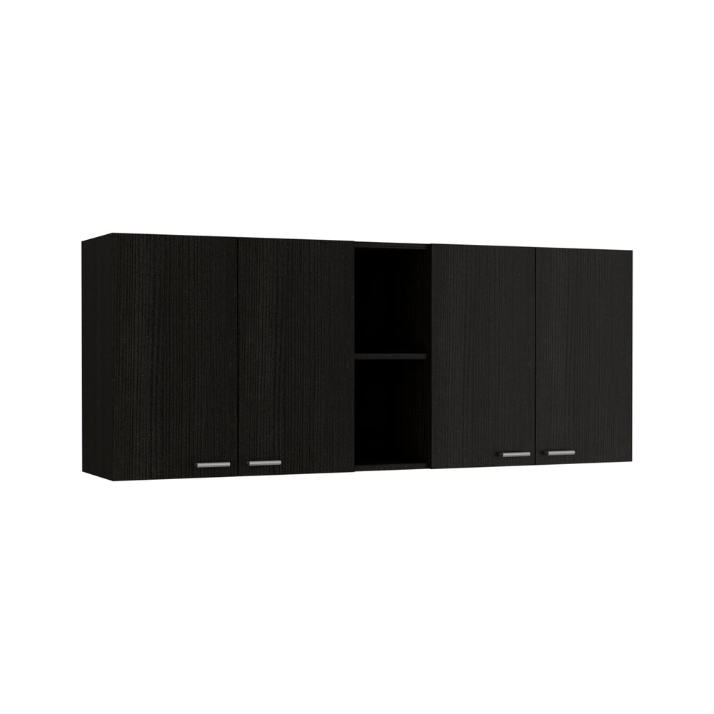 Olimpo Storage Cabinet with Double Door – Open Center Display