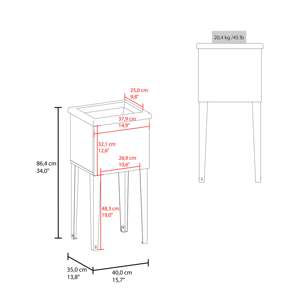 16-Inch Kulm Freestanding Utility Sink Cabinet – Freestanding Metal Legs