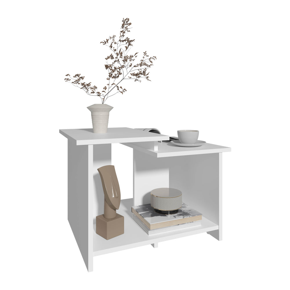 24-Inch Hesston Coffee Table – Staggered Split-Level Top