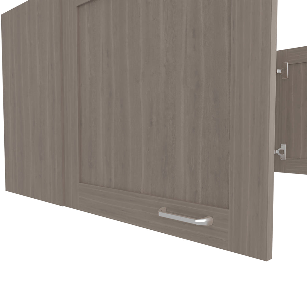 39-Inch Burbank Wall Cabinet with Double Door – White Oak Manufactured Wood