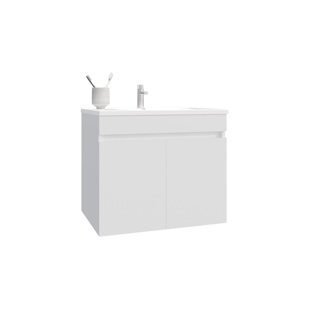 23-Inch Tarentum Bathroom Vanity with Sink with Double Door and 2 Open Shelves – Durable Construction