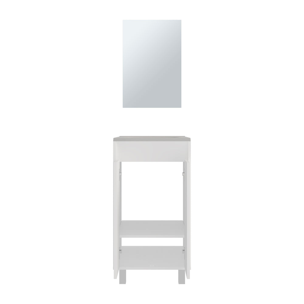 Ingold Bathroom Vanity Set with Mirror with Mirror and Double Door – Durable Construction