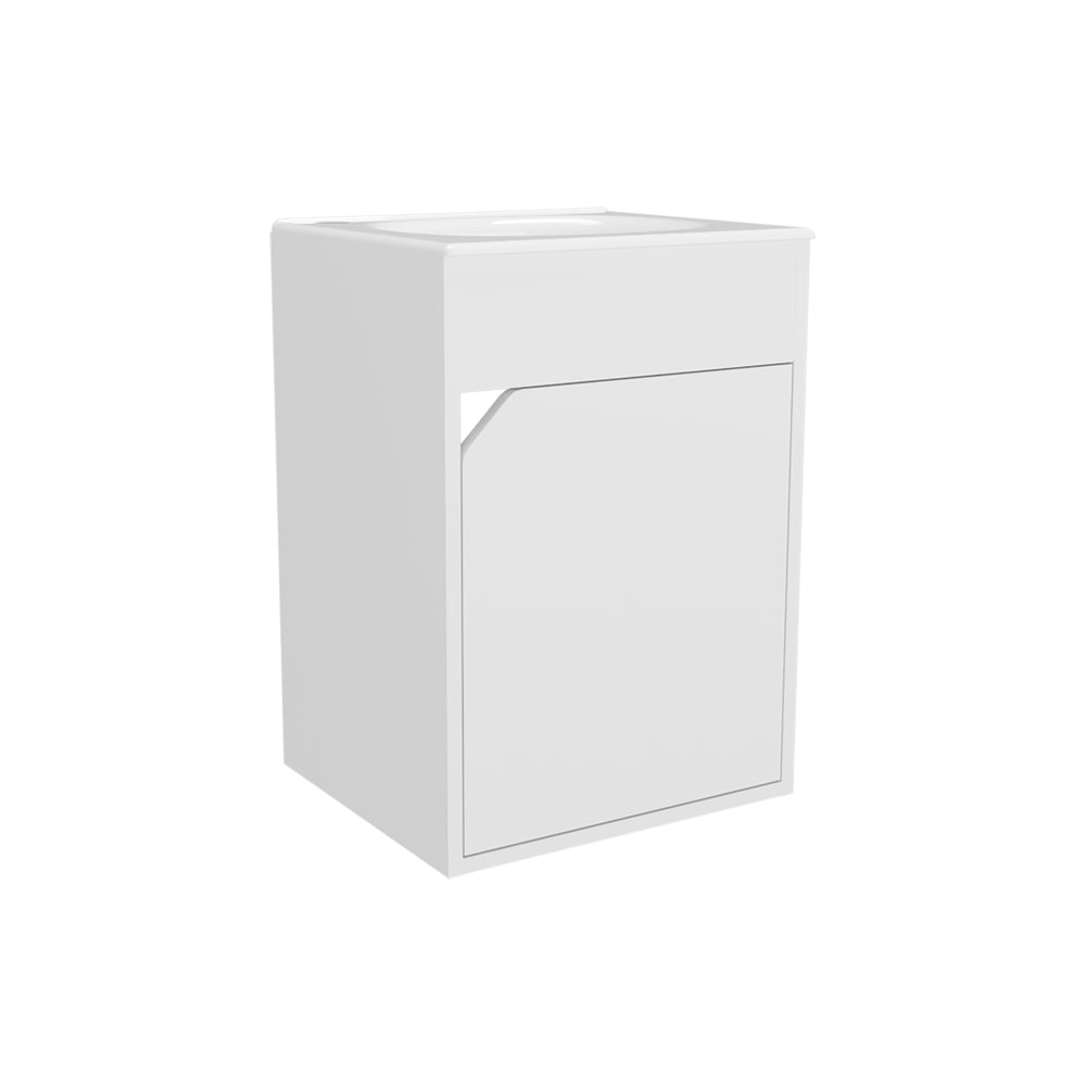 16-Inch Klawock Bathroom Vanity with Sink with Single Door – Easy Assembly