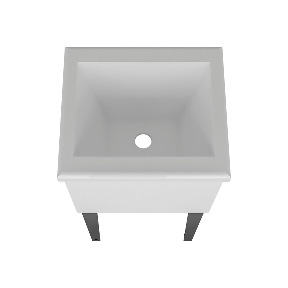 16-Inch Kulm Freestanding Utility Sink Cabinet – Compact Footprint