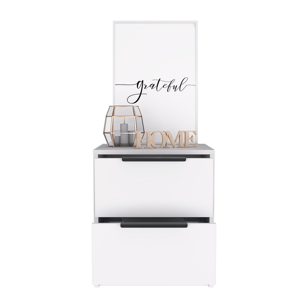 16-Inch Egeo Nightstand with 2-Drawer – Superior Top Surface