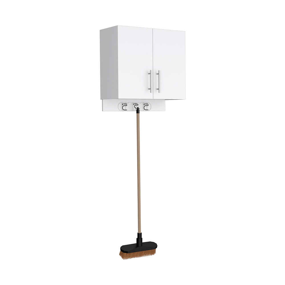 26-Inch Albany Storage Cabinet with Wall-Mounted – Adjustable Interior Shelving