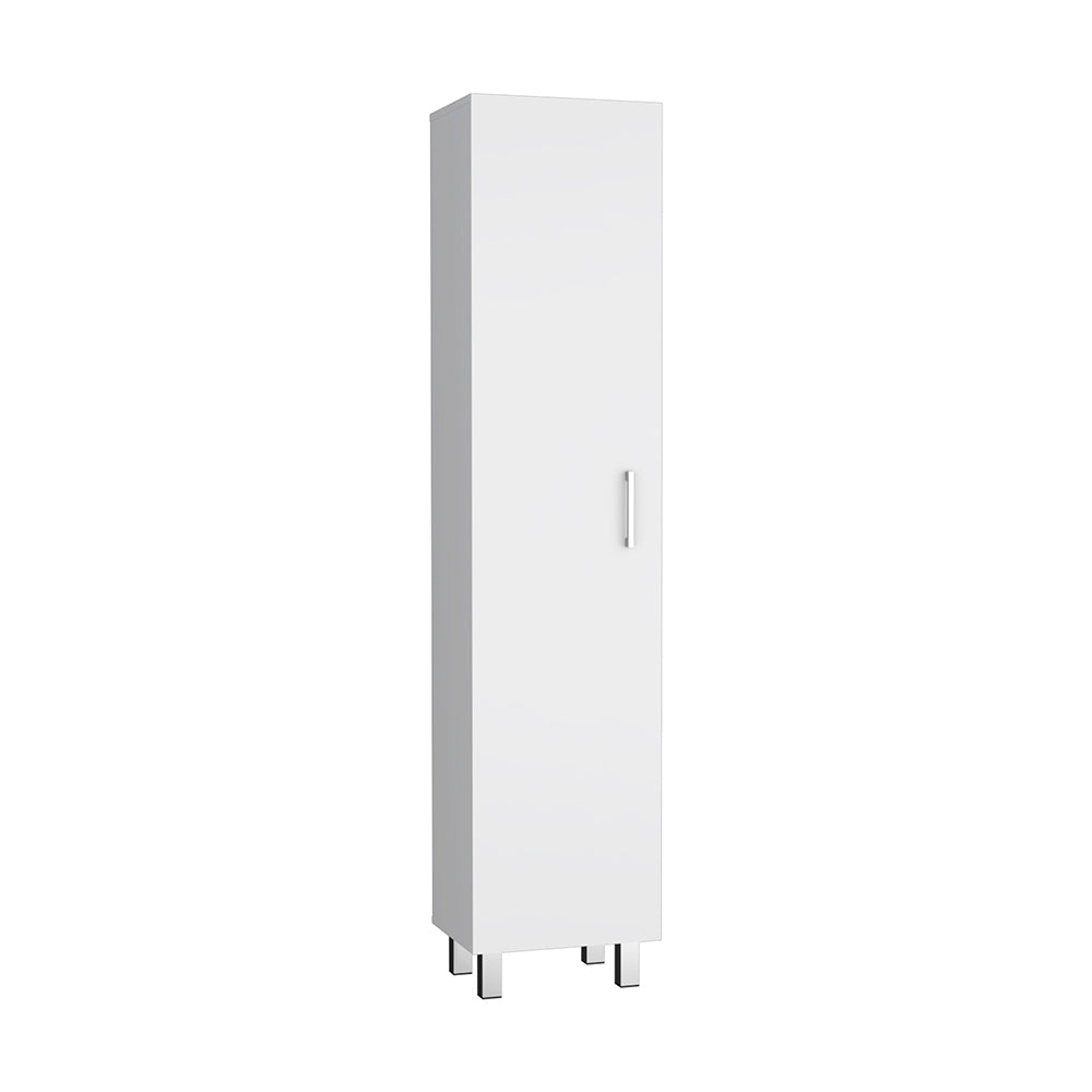 16-Inch Vernon Slim Storage Cabinet – Adjustable Interior Shelving