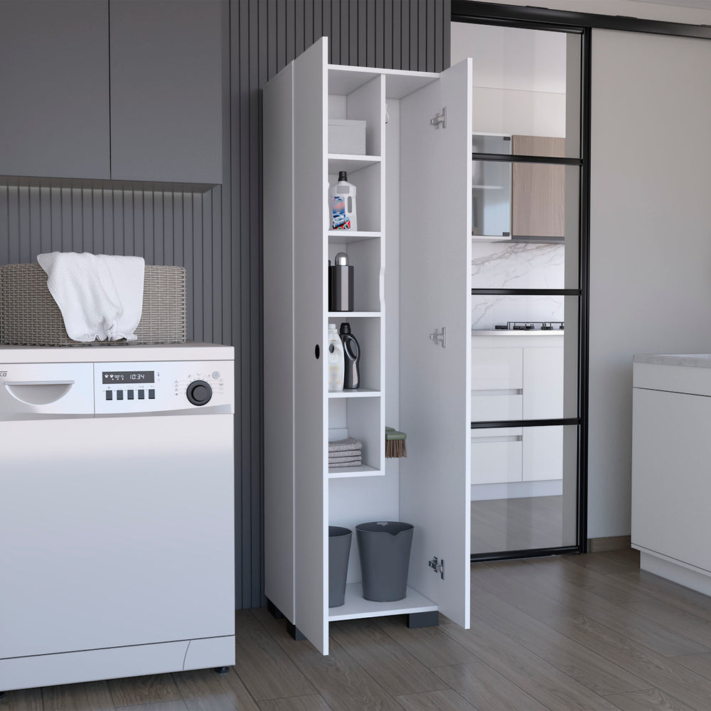 20-Inch Attica Broom Storage Cabinet – Narrow Footprint