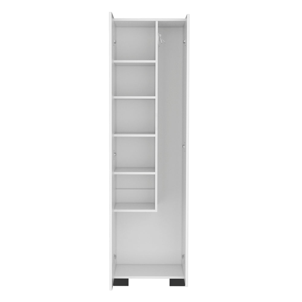 20-Inch Attica Broom Storage Cabinet – Raised on Short Legs