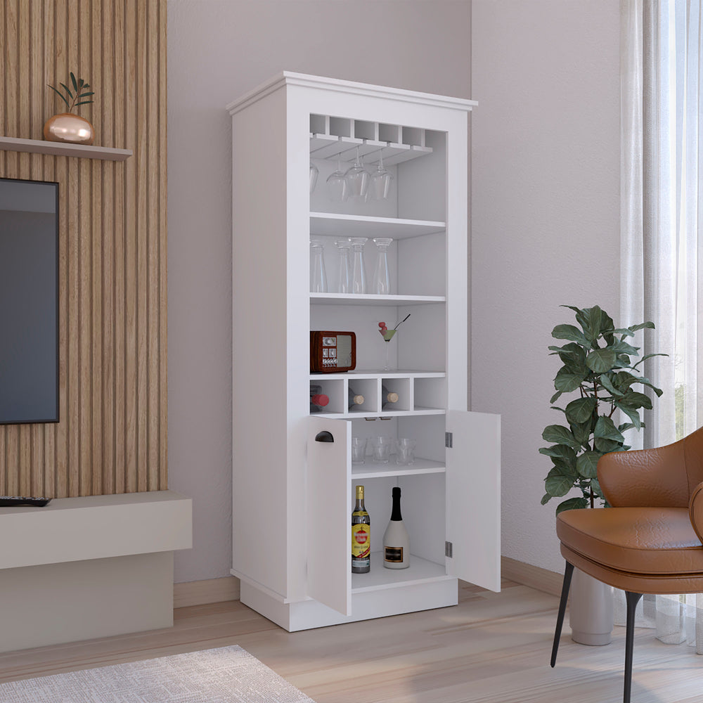 29-Inch Gale Bar Cabinet – Open Wine Bottle Storage