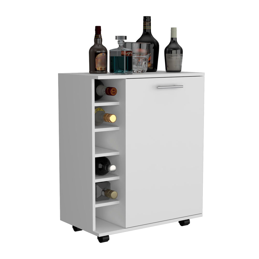 26-Inch Tilden Bar Cart – Storage Cabinet