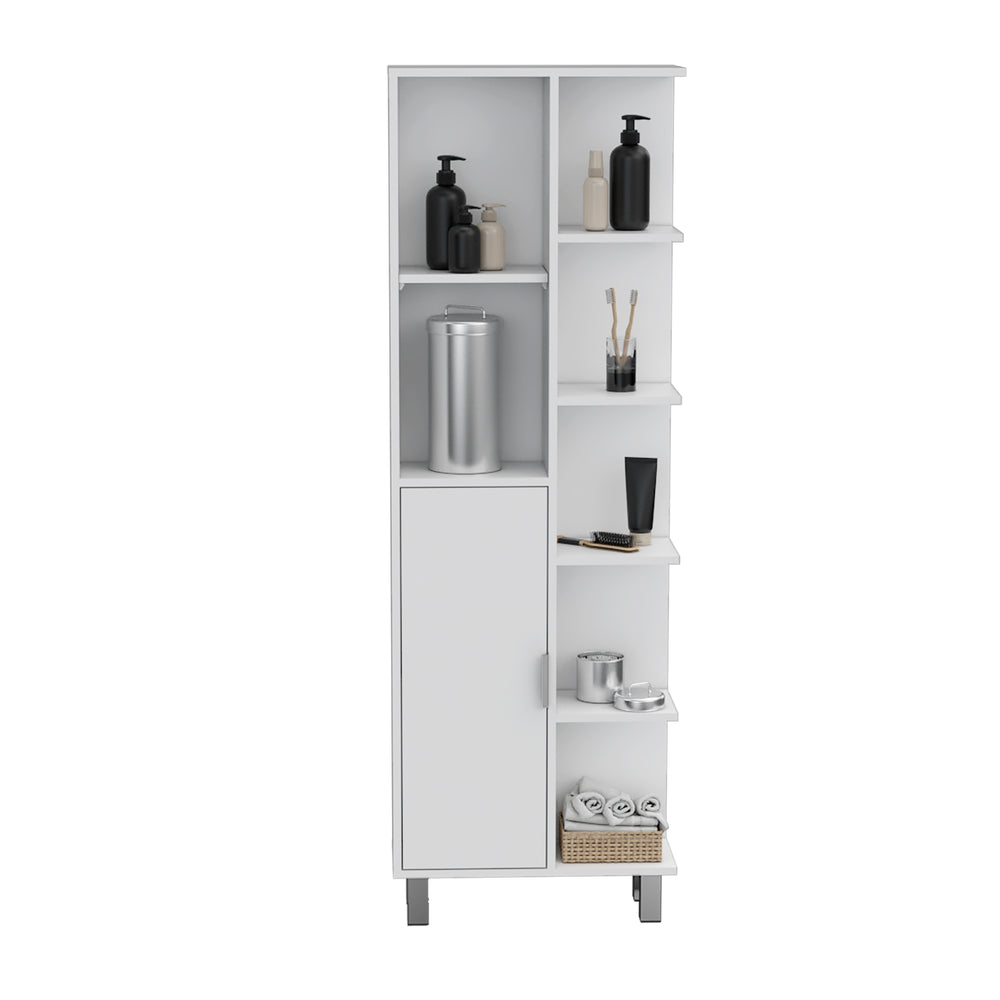 21-Inch Mott Linen Tower Cabinet with 1-Drawer and 7 Open Shelves – Reliable Support